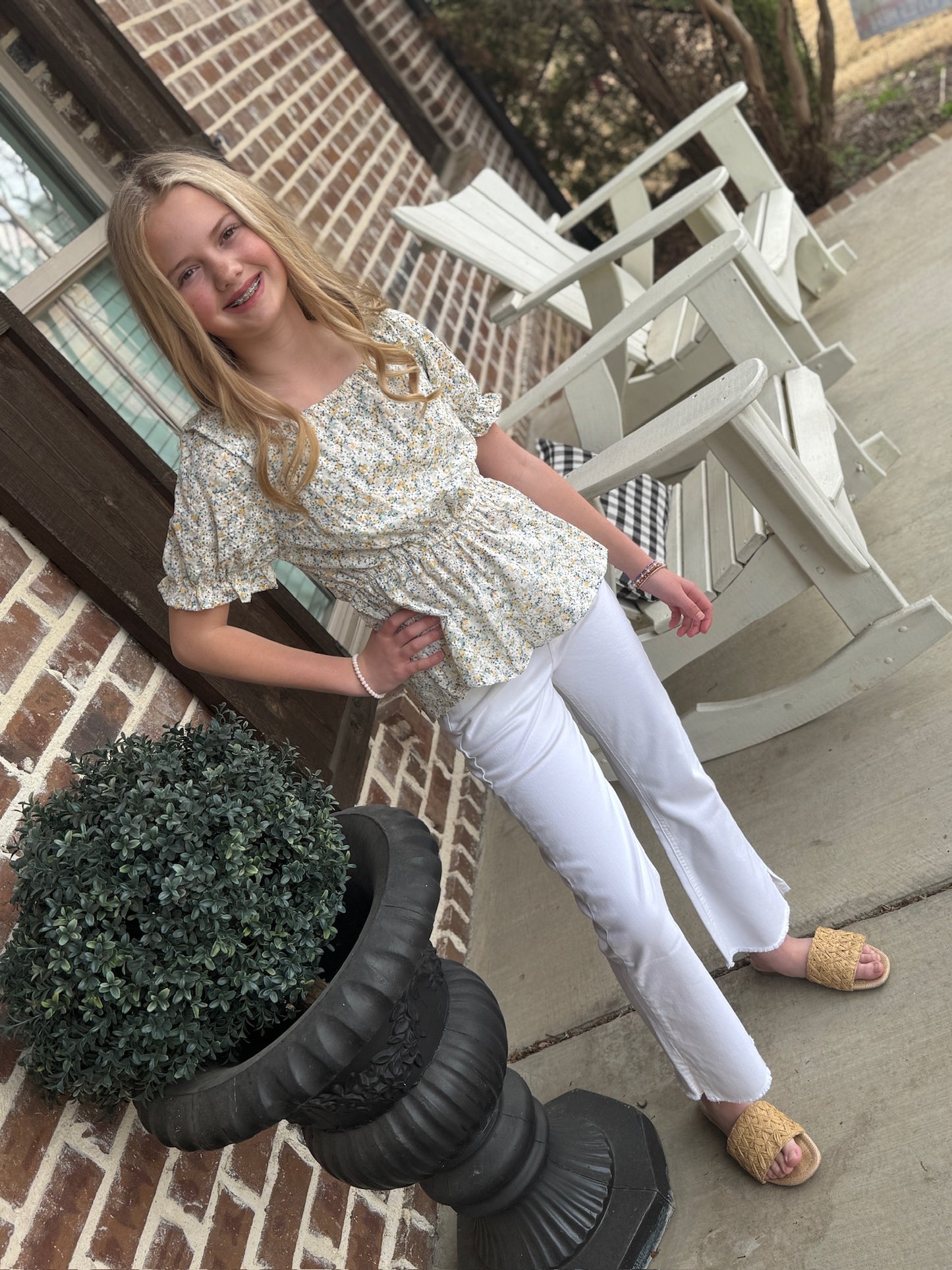 Tween Bailey Floral Top