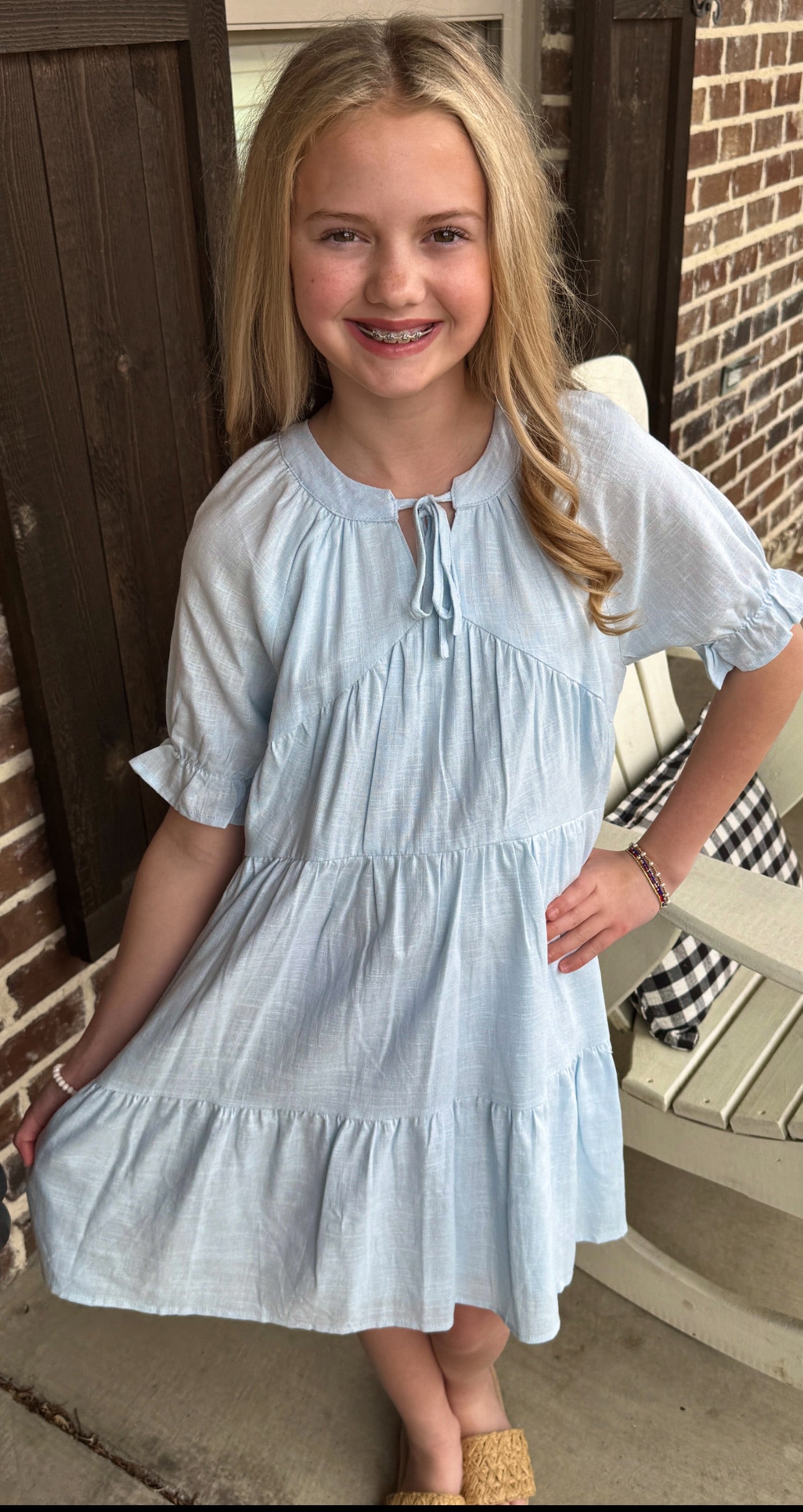 Tween Maisie Blue Dress