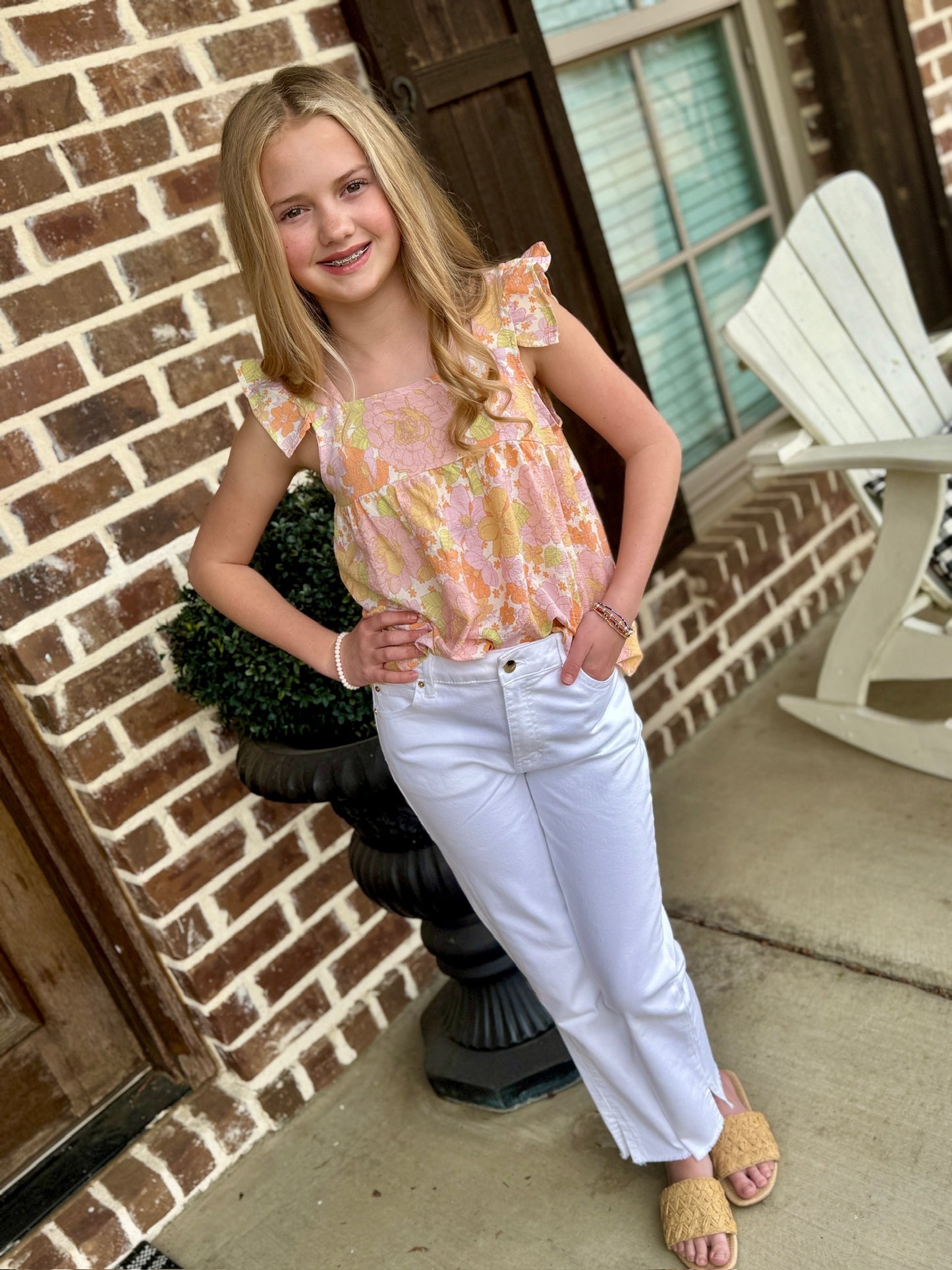 Tween Ava Floral Top