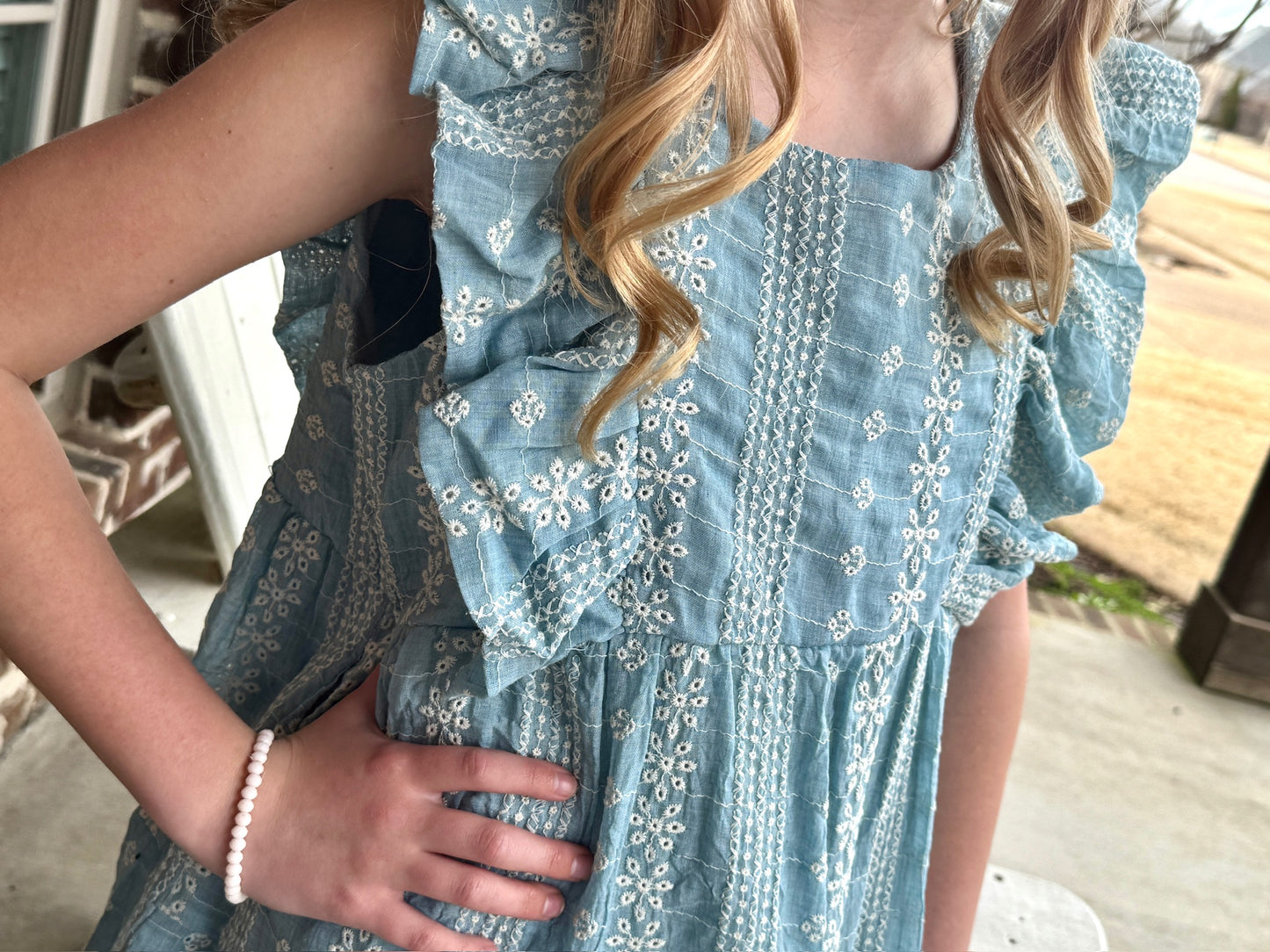 Tween Liz Embroidered Dress