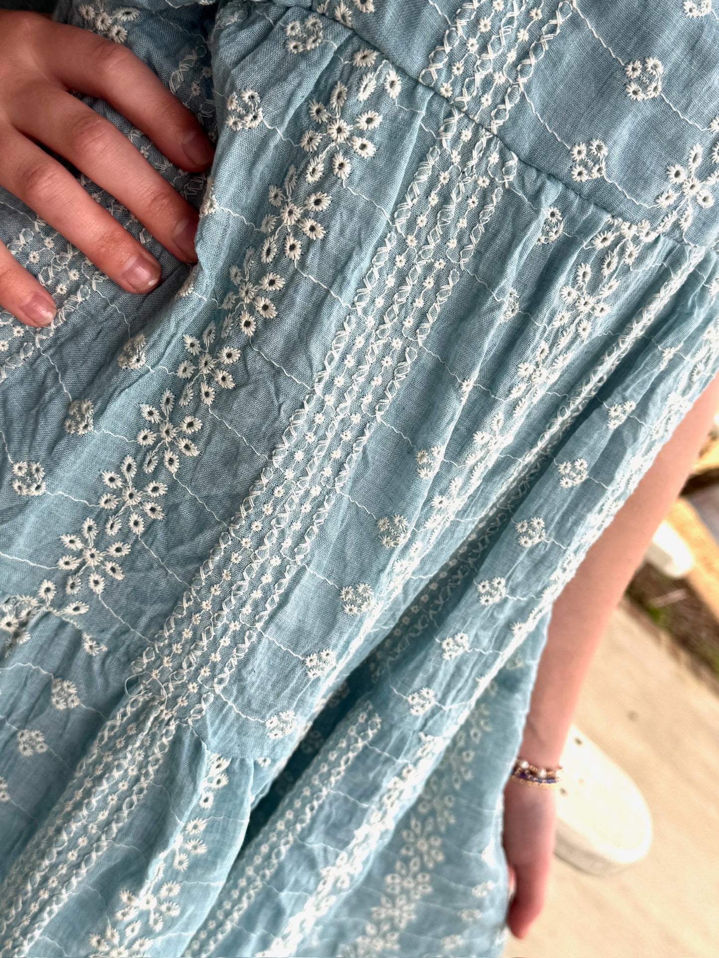 Tween Liz Embroidered Dress
