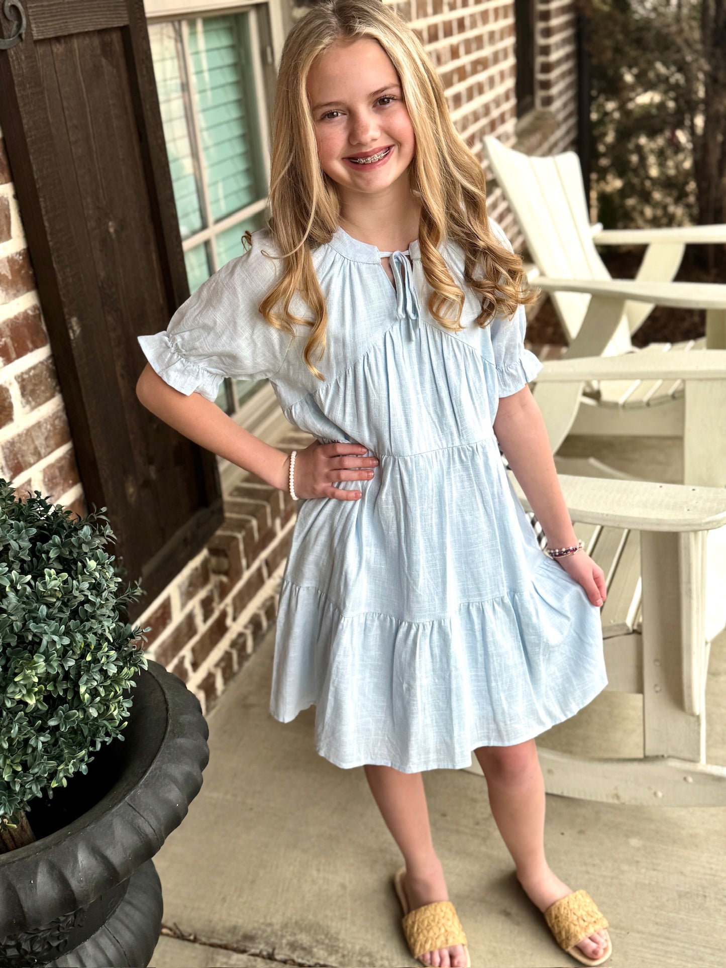 Tween Maisie Blue Dress
