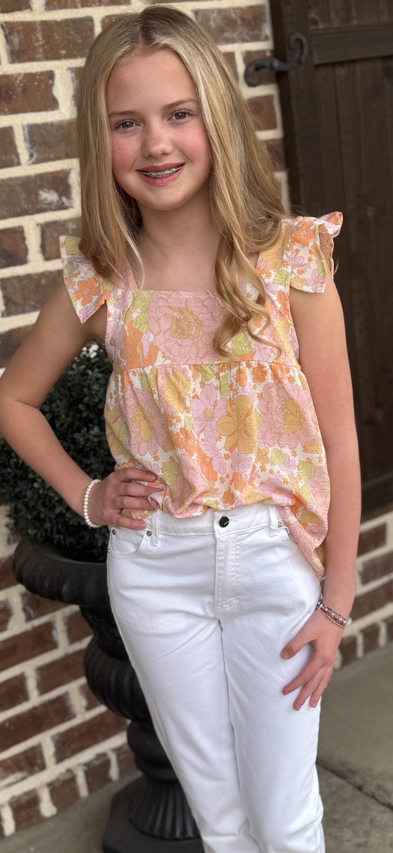 Tween Ava Floral Top