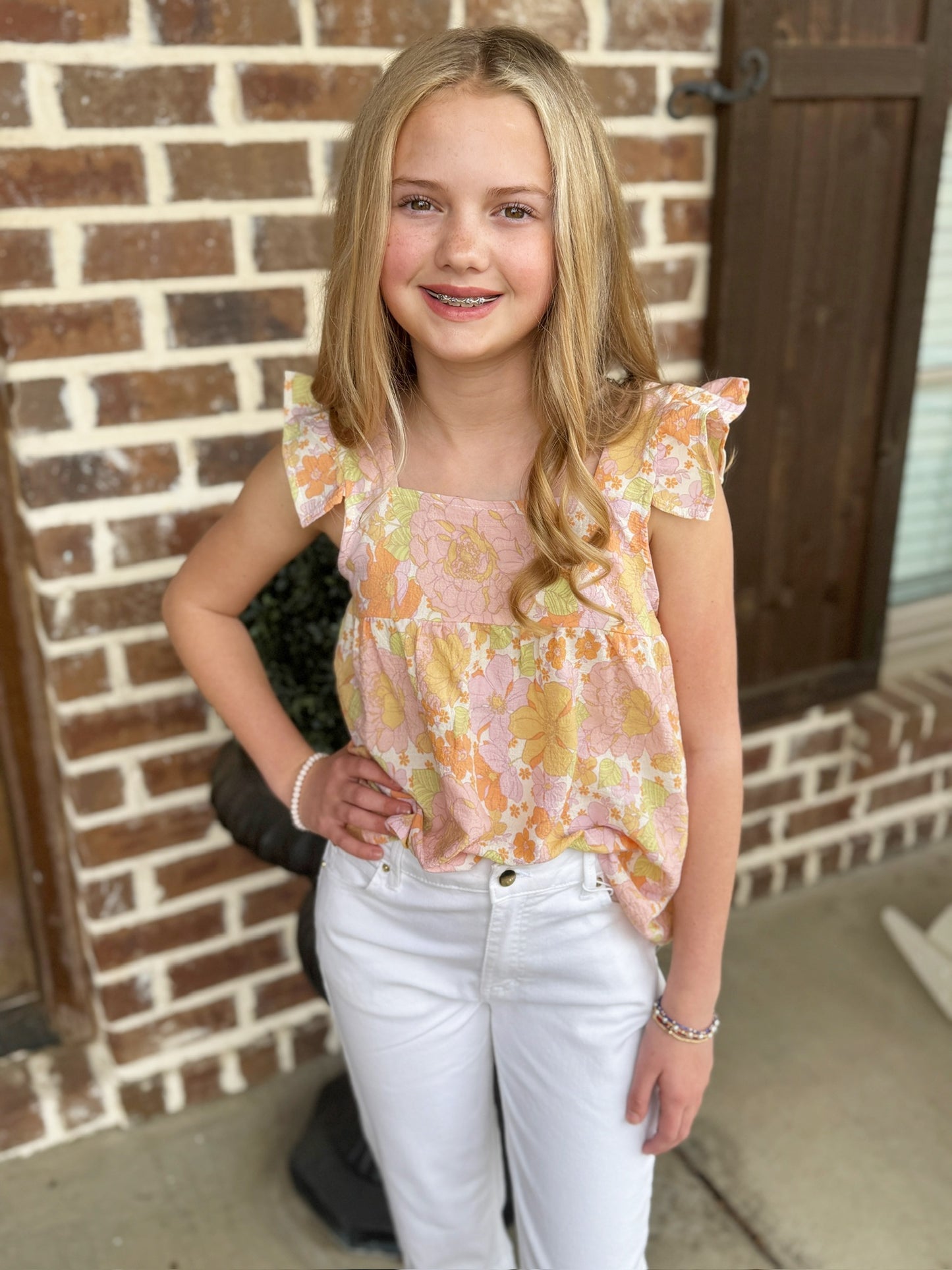 Tween Ava Floral Top